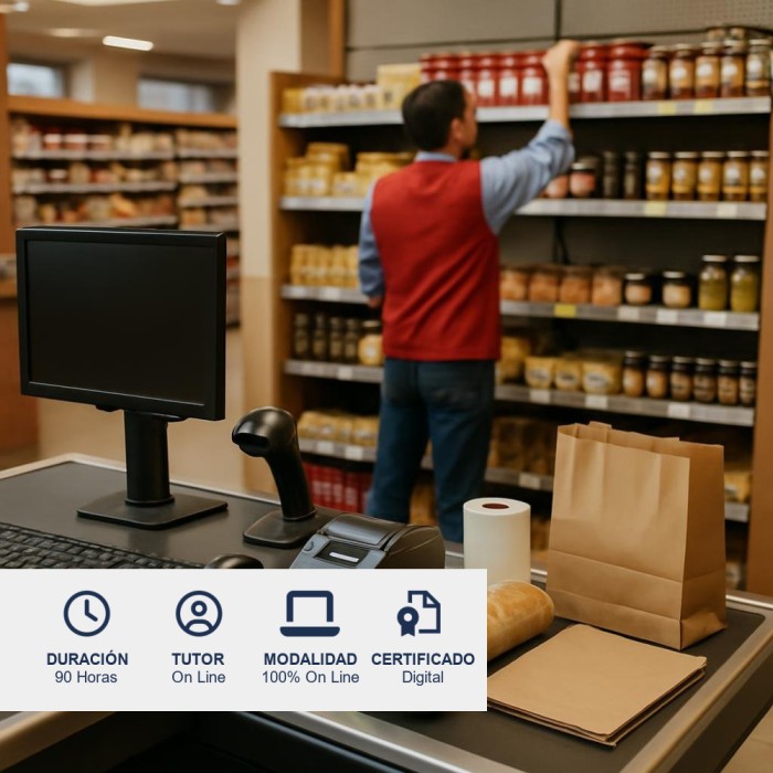 Curso de Cajero y Reposición de Mercaderías